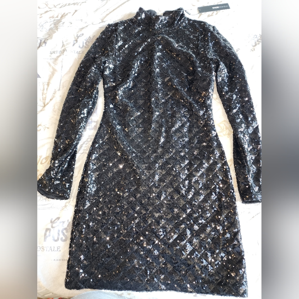 SEQUIN MINI DRESS